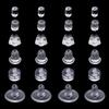 200-2000pcs/lot Clear Soft Silicone Rubber Earring Back Stoppers For Stud Ear Plugging DIY Earrings Jewelry Making Accessories