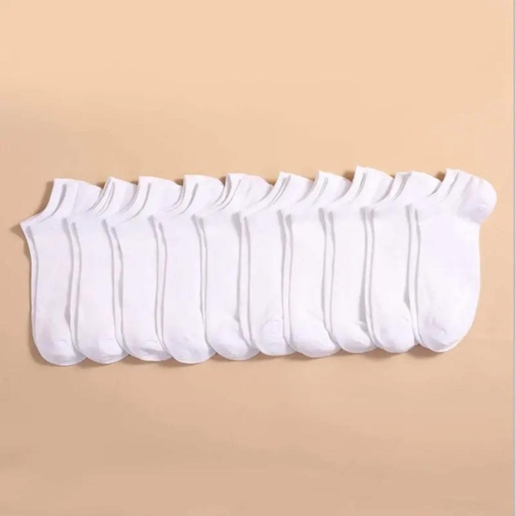 10/20 Pairs of Socks for Men and Women, Black and White Gray Short Socks, No Wash, Odor Proof, Sweat Absorbing, Summer Thin Boat Socks