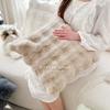 Tuscany Nordic Style Faux Fur Plush Pillow - Autumn/Winter Rabbit Fur Throw for Sofa & Bedroom