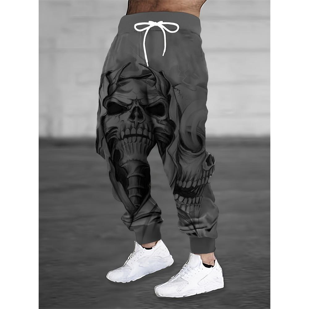 Men's Oversized Loose Sweatpants Autumn Comfortable Breathable Fashion Drawstring Pants Trendy Streetwear Drawstring Pants
