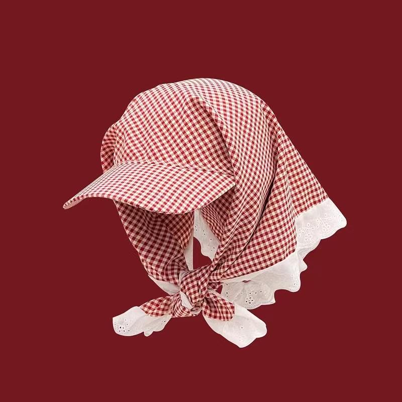Big Brimmed Baseball Cap 2026 New Headscarf Summer Sunshade Hat Korean Version Butterfly Bow Women's Sun Hat