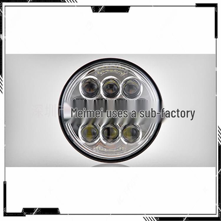 5.75" LED Headlight for Harley Motorcycles, 80W Super Bright with DRL High/Low Beam