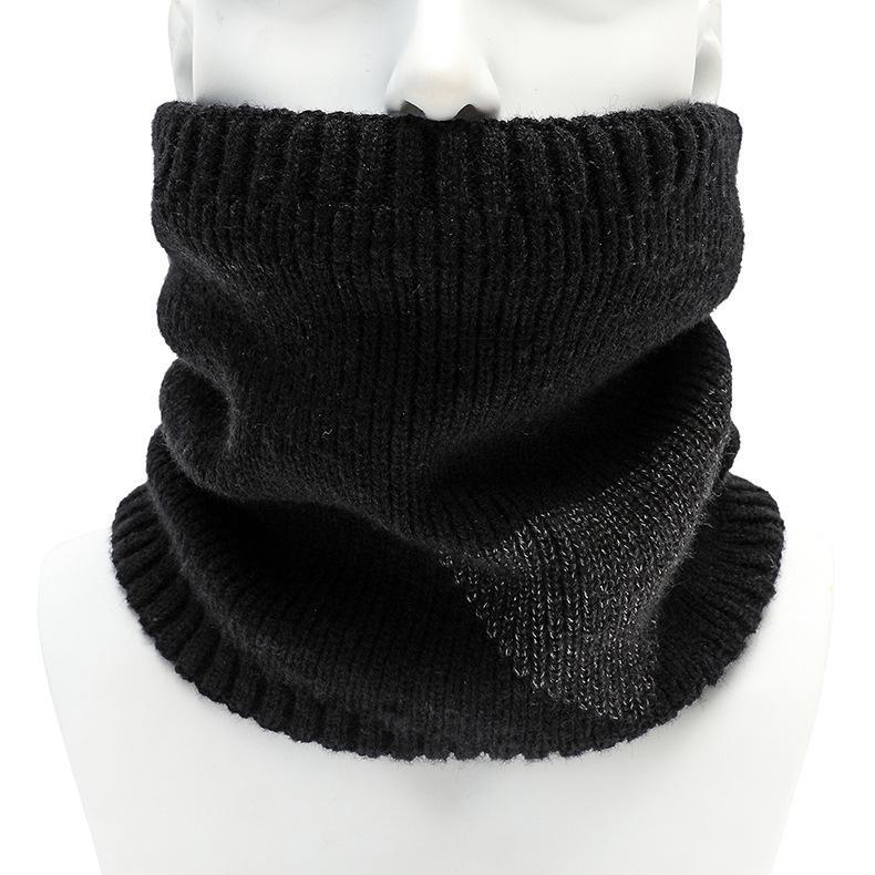 Pánský módní zimní pletený nákrčník/šála ze směsi vlny