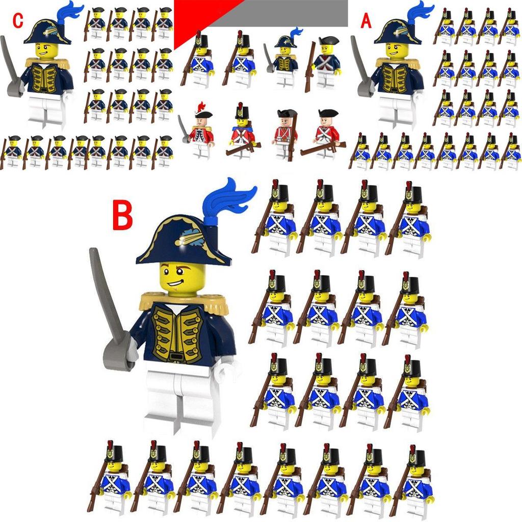 21pcs Imperial Navy Mini Figurine Bricks Model Set Diy Building Blocks Kit For Children