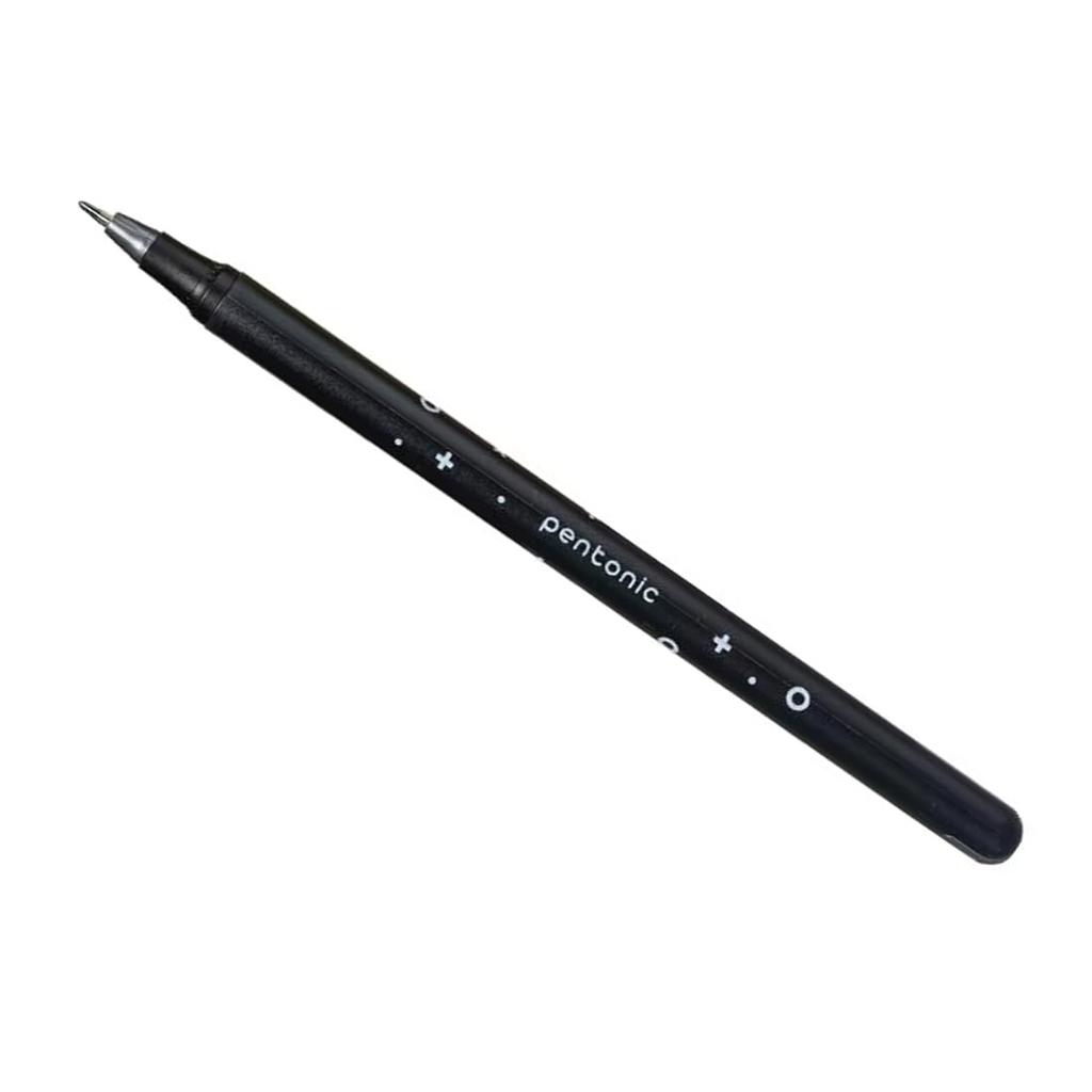 Pentonic Cipher 0.7mm Black Ink Ball Pen Smooth Writing for Office School Home Use Low Viscosity Ink Pack of 1 X 10pcs