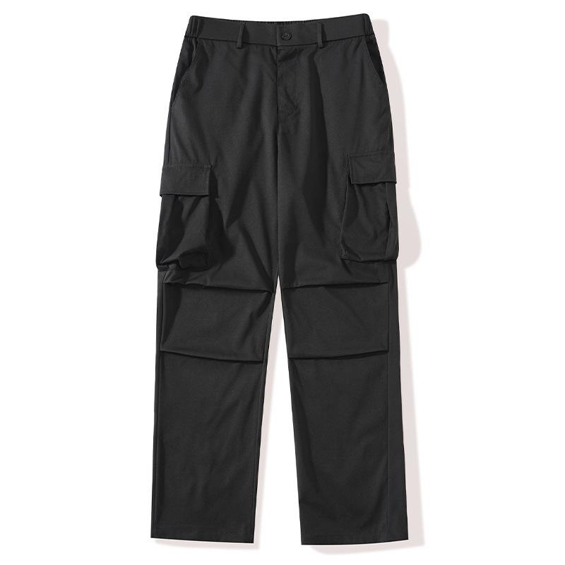 New Solid Color Sports Casual Overalls Men's Trousers Multi-pocket Assault Pants