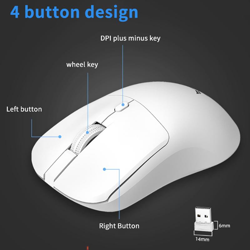2.4G Wireless Mute Mouse Usb Optical Ergonomics Laptop Mouse Office Business Computer Mouse E-Sports Mice For Laptop