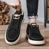 Fashion 2025 Spring New Mens British Style Board Shoes Versatile Platform Sneakers FashionableTrendy Casual Shoes Men  Zapatos Casuales