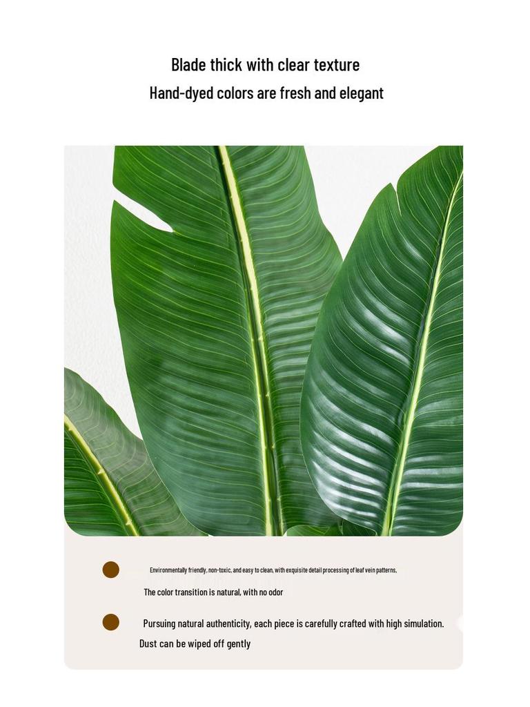 Künstlicher Paradiesvogelbaum - Üppiges Grün für Wohnzimmerdeko