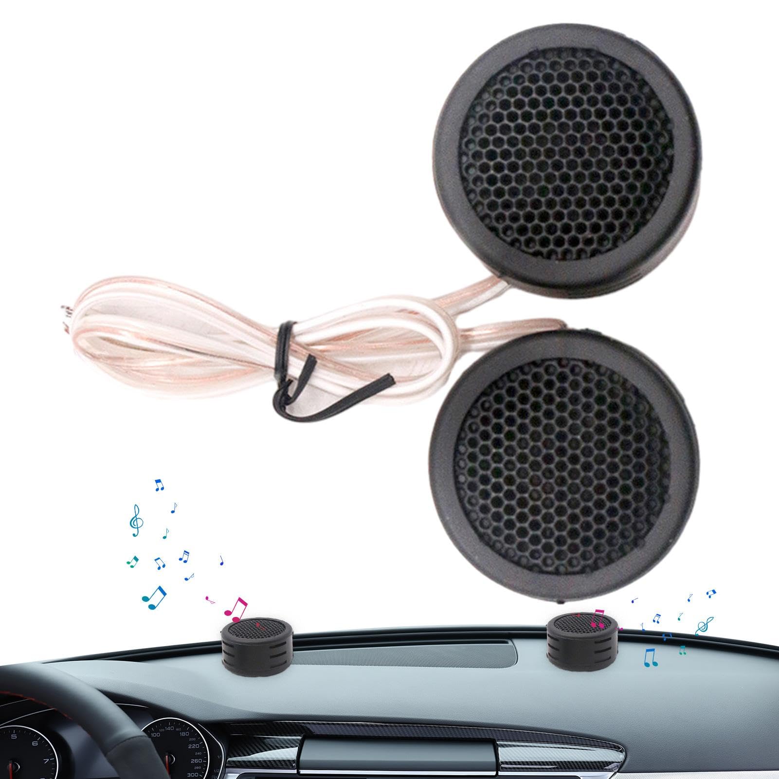 

Car Audio Speaker, Car Tweeter Horn Car Tweeter Small Tweeter Tweeter High End Car Please refer to the description