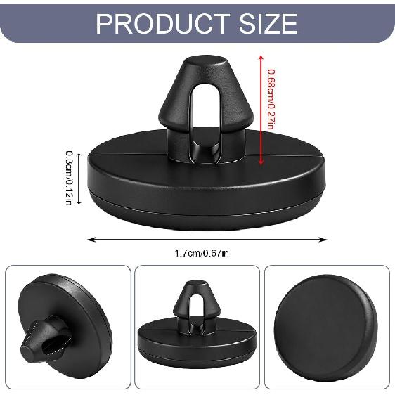8PCS Brake Pedal Stop Pads, Brake Switch Stopper, Rubber Clutch Pedal Stopper Brake Switch Stoppers Replacement OEM# 90541-06036, Auto Brakes Light