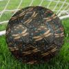 1pc Golden Dragonfly Art Theme Soccer Ball Football, Size 5, Lightweight PVC, Outdoor Training Soccer Ball,Gift c6584