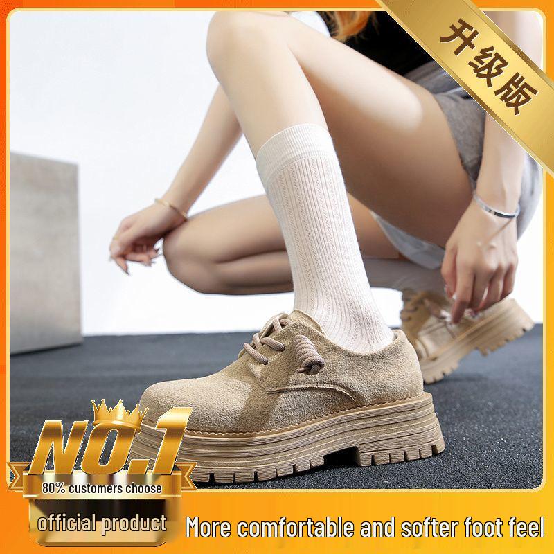 Dámské mokasíny na silné podrážce v britském stylu pro rok 2025: Trendy Dopaminové nízké boty na podzim a zimu