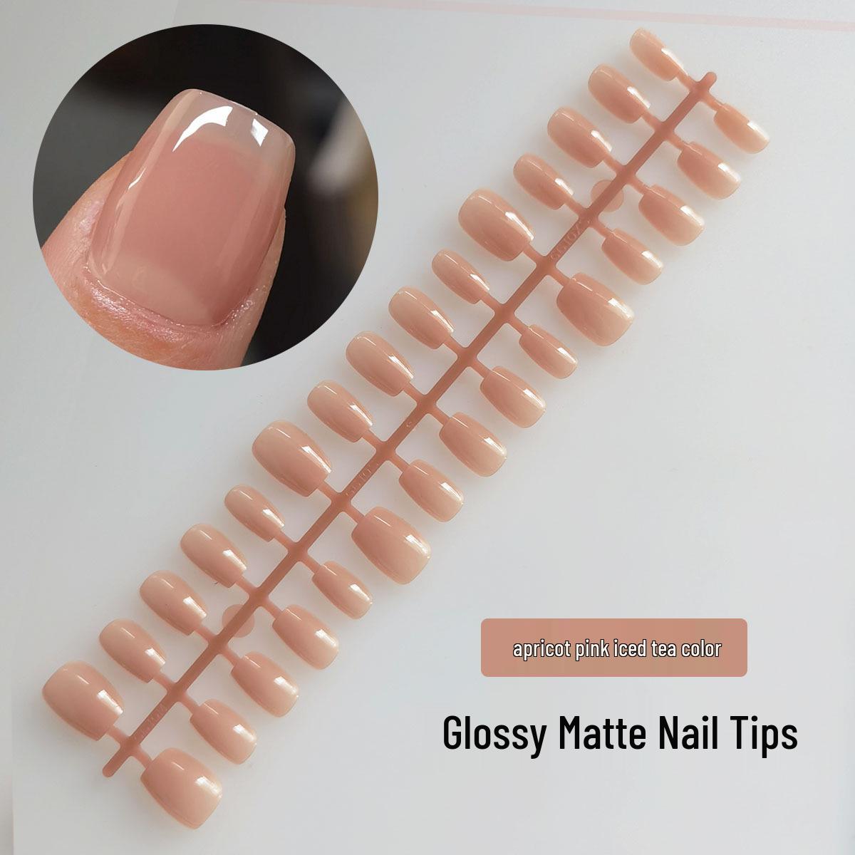

Blush Gradient Pre-made Nail Tips: Long & Short, Salon-Exclusive Wearable Nail Art Patches