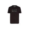EA7 Letter Print Pullover Short Sleeve T-Shirt Men Tops Black 6RPT71-PJM9Z-1200