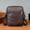 Genuine Cowhide Leather Men Travel Sling Bag Casual Shoulder Crossbody Bags for Male Casual Messenger Bag Satchel Bags