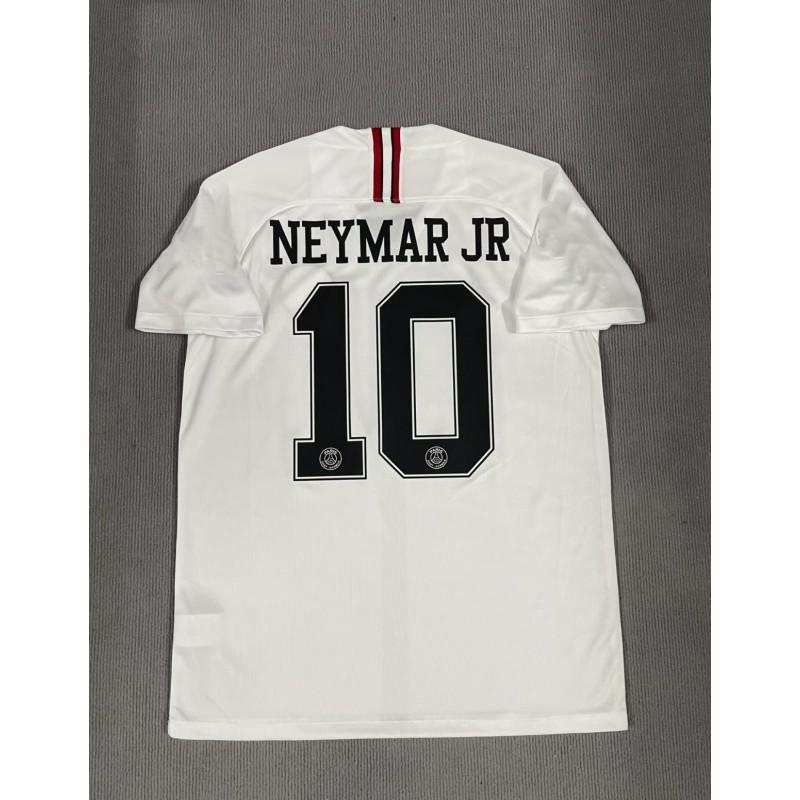 Maillot de Football Rétro Domicile Santos FC 2011-12 Neymar 11 Blanc pour Enfants et Jeunes