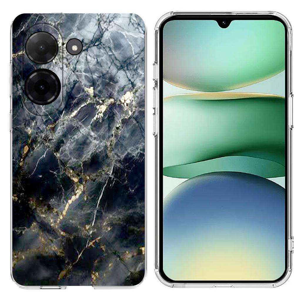 Soft TPU Case for Xiaomi Redmi A5 NFC (173.45mm) Marble Pattern Printing Phone Cover