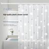 Qianyu Waterproof Anti-Mildew Cloth Shower Curtain