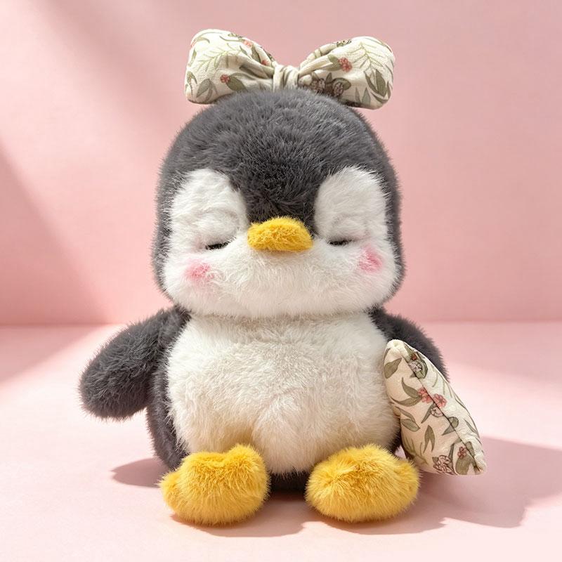 Schläfriger Pinguin Weiche Plüschtiere Kuscheltiere Niedliche Pinguin Begleiter Puppen Geburtstags Weihnachtsfeier Geschenke Für Kinder 20cm