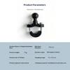 Heavy Duty Metal Motorcycle Handlebar U Bolt Mount Base Kit 25mm Ball Clamp Bracket for Motorbike Action Camera Phone Mount