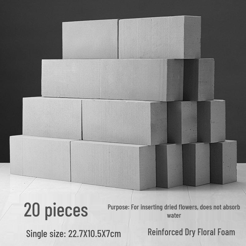 Dried Floral Foam Water-Absorbing Sponge for Fresh or Dried Flower Arrangements