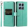 Cover for Xiaomi 15T,14T,14T Pro Retro PU Leather Flip Wallet Phone Case Multi Card Slots