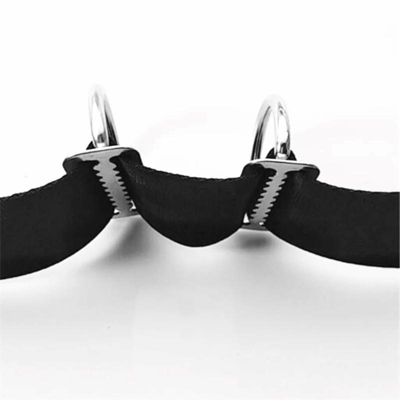 2Pcs Diving Weight Belt Slide Keeper Stainless Steel Weight Belt Stoppers Serrated Scubas Diving Weight Belt Retainer