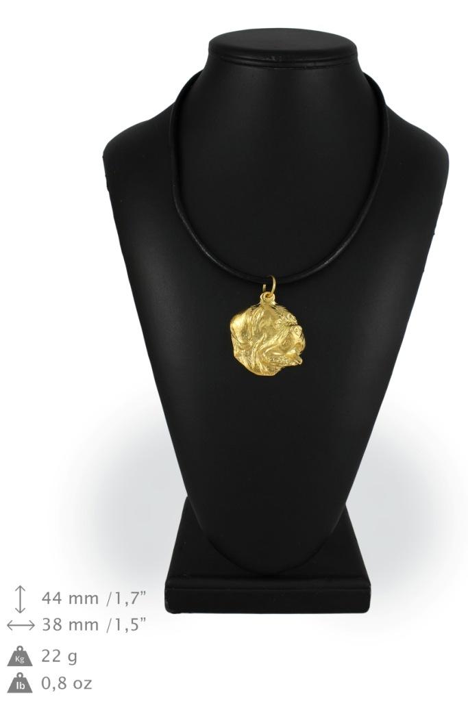 Dogue De Bordeaux, French Mastiff, Bordeauxdog I - Necklace with a Dog In a Gift Box, Gold-plated Pendant for a Dog Lover, Striking Jewelry by Art-Dog
