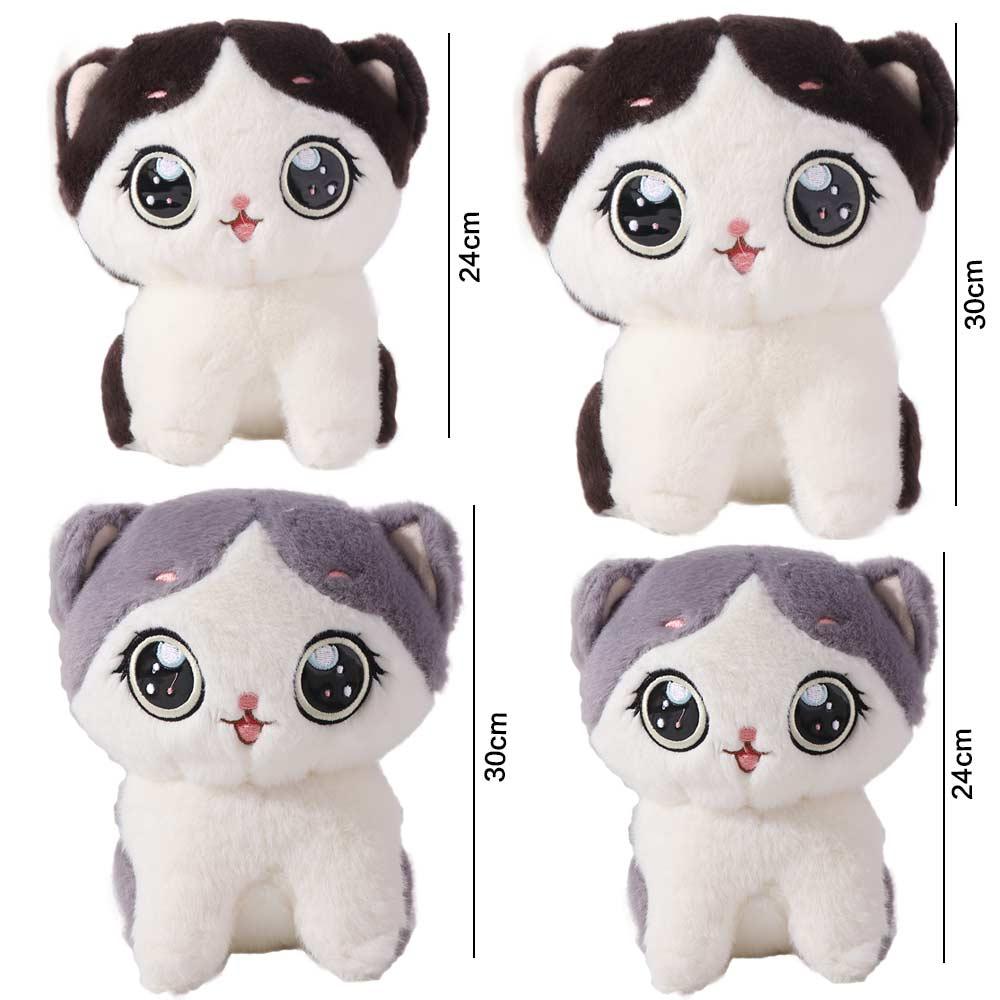 Stuffed Animal Cat Plush Toys Big Eyed Cute Kitten Doll Cuddly Cat Stuffed Doll Children's Gifts