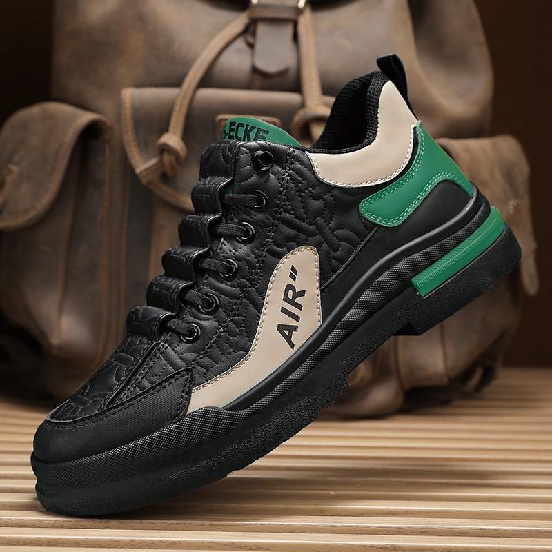 Men's Shoes Spring and Autumn 2025 New Casual Sports Men's Shoes Work Board Shoes Trendy Shoes Platform Trend Versatile Shoes