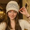 Breathable Beanies Hat Y2k Flower Cap Cute Embroidered Lace Hat  Apparel Accessories
