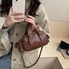 Pu Leather Vintage Underarm Bag Spicy Girl Locomotive Pack Punk Armpit Bag  Girls