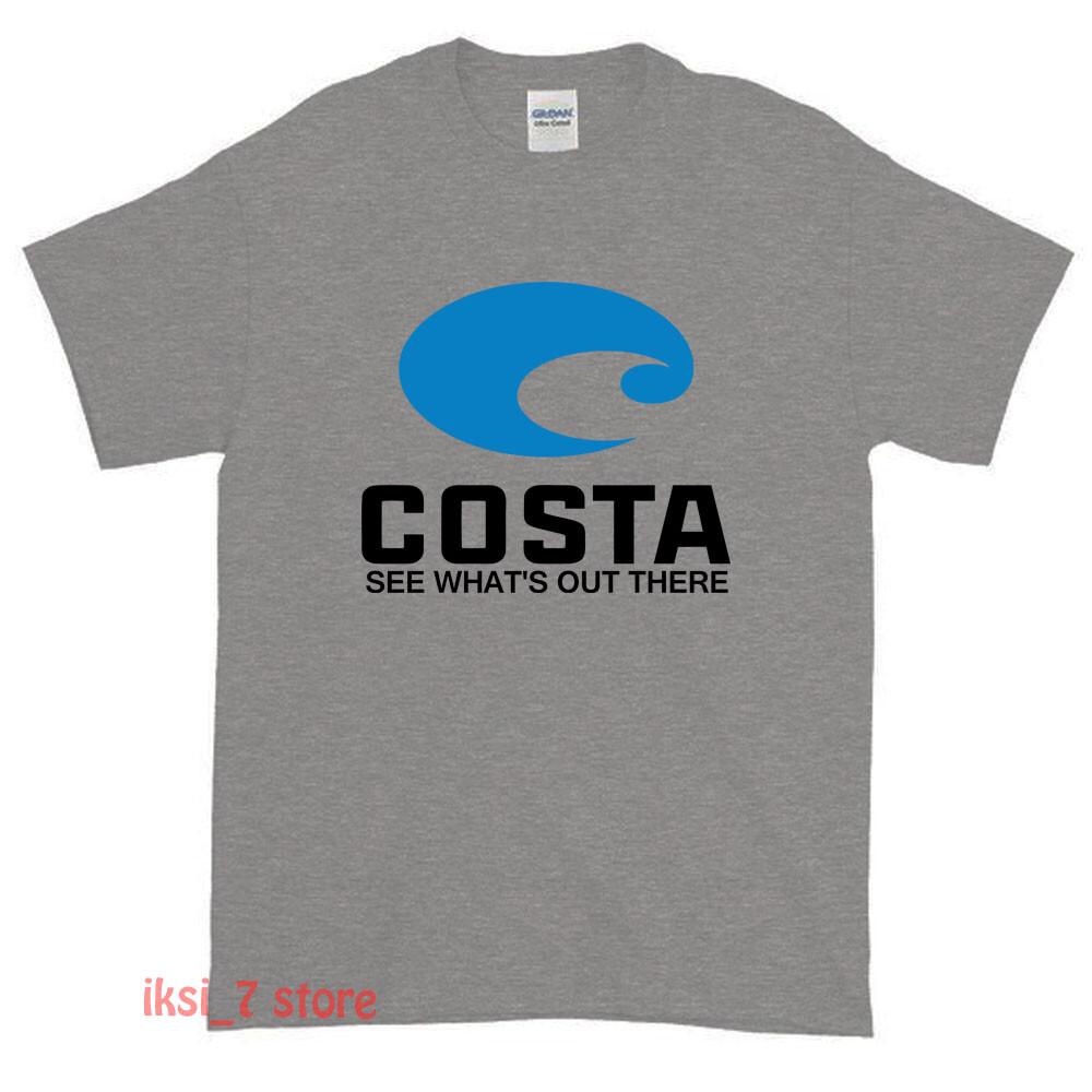 New Costa Del Mar Fishing Logo Unisex T shirt Size S to XXL M