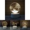 3d Nightlight Vision Bedroom Creative Desk Lamp Diy Holiday Gift Usb Direct Plug