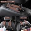 Headrest Hook, Car Hook, Luggage Hang, Car Seat Double Hook, Carefully Selected Leather Metal,