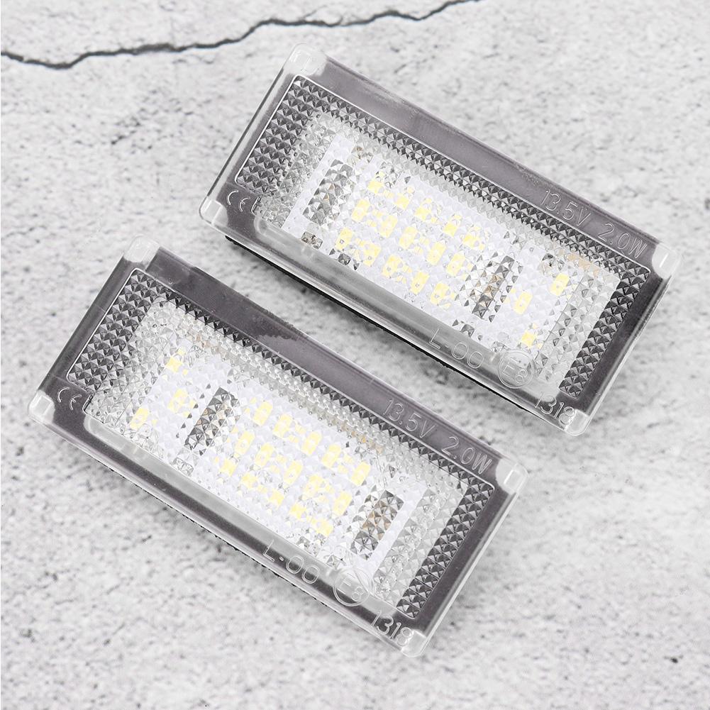 1 Paar 12V 18 SMD LEDs Kennzeichenleuchte Lampe Passend für Mini Cooper S R53 2001 2006