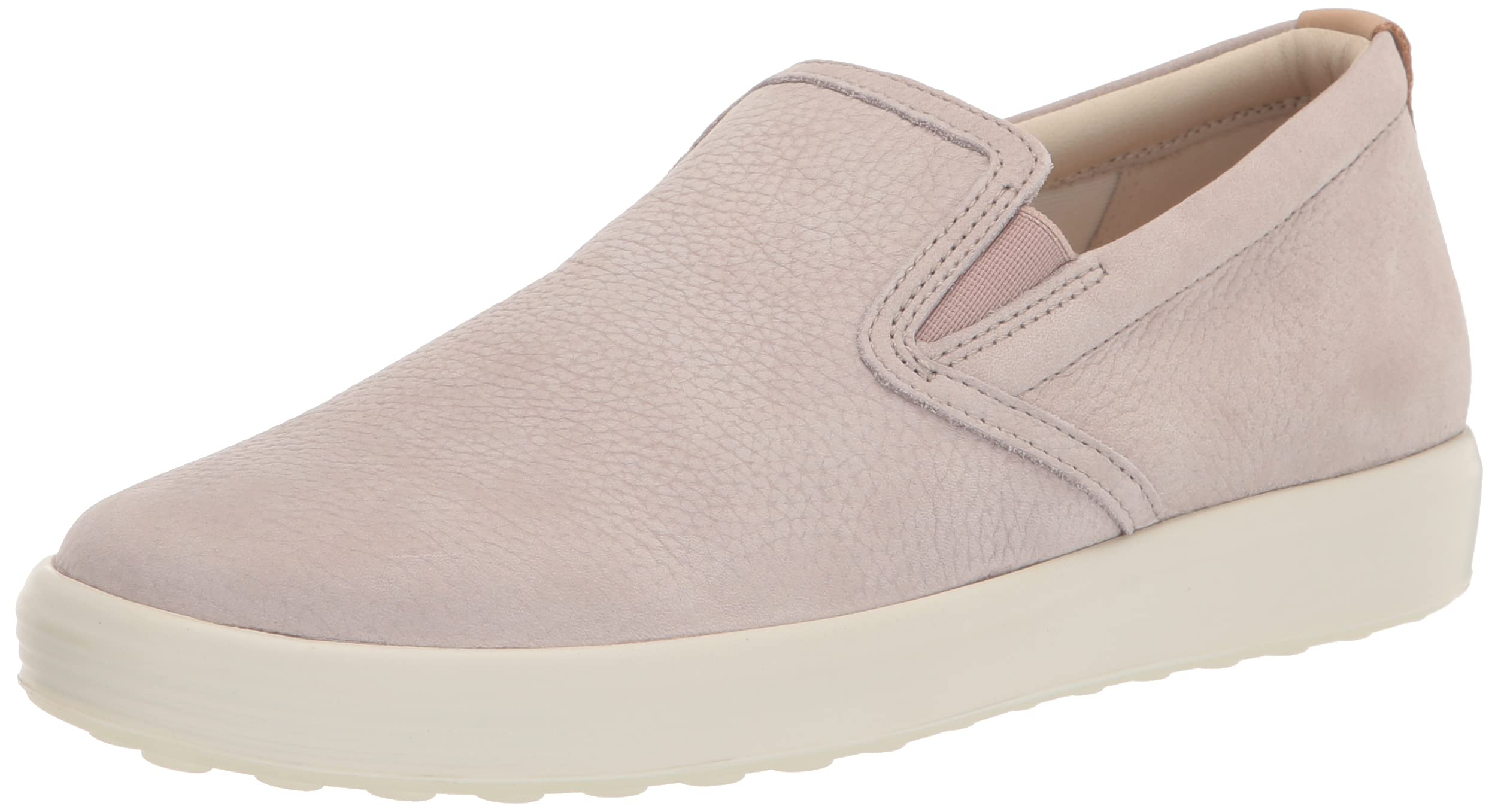 

ECCO Women s Soft 7W Slip-On Walking Shoes, Grey Rose/Powder, Size 25.0 cm, 2.5E