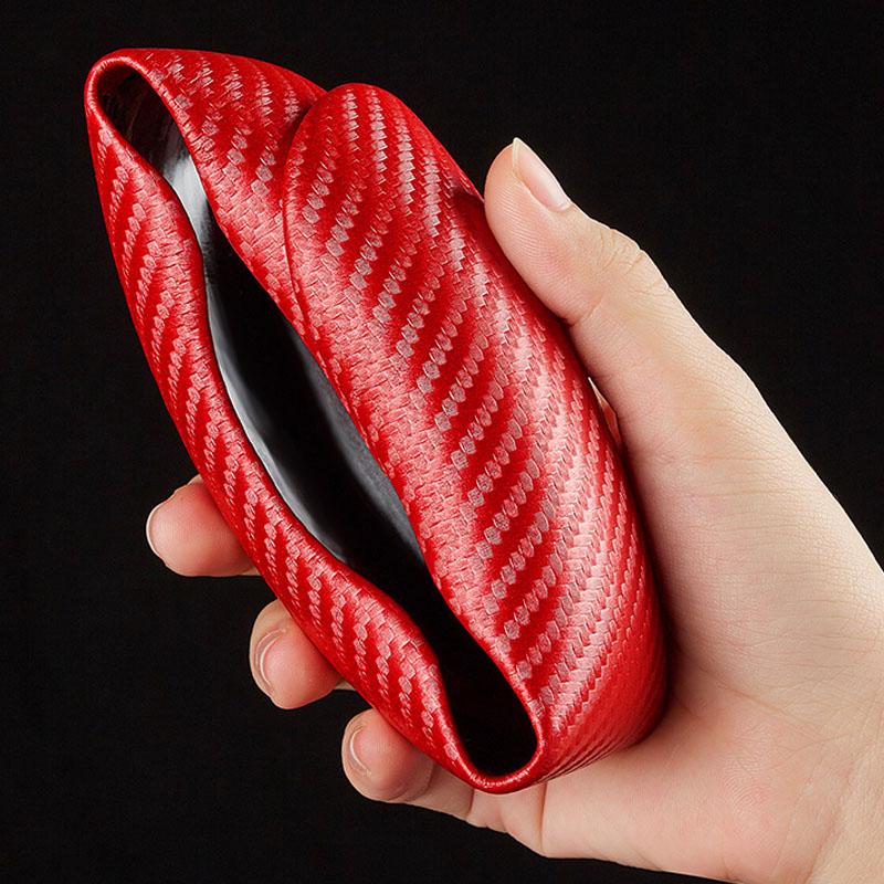 Car Steering Cover Steering Wheel Booster Cover Universal Non-Slip Carbon Fiber for Car Anti-skid Accessories