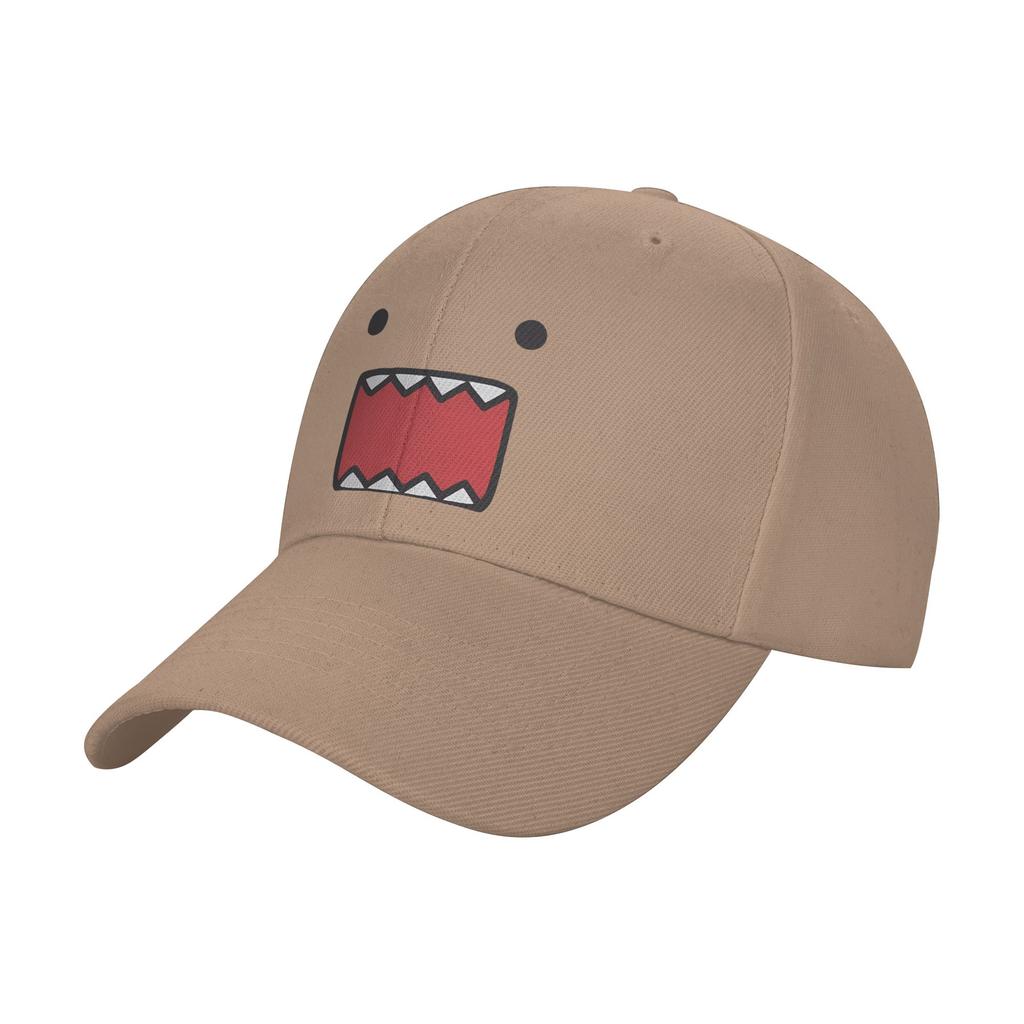 Fashion Domo Kun Doll Face Curved Brim Baseball Cap Harajuku Style Hat Womens