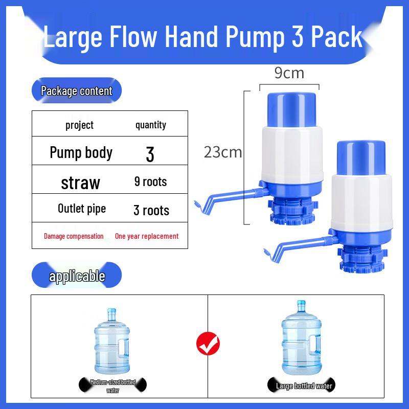 

Manual Hand-Press Bottled Water Pump