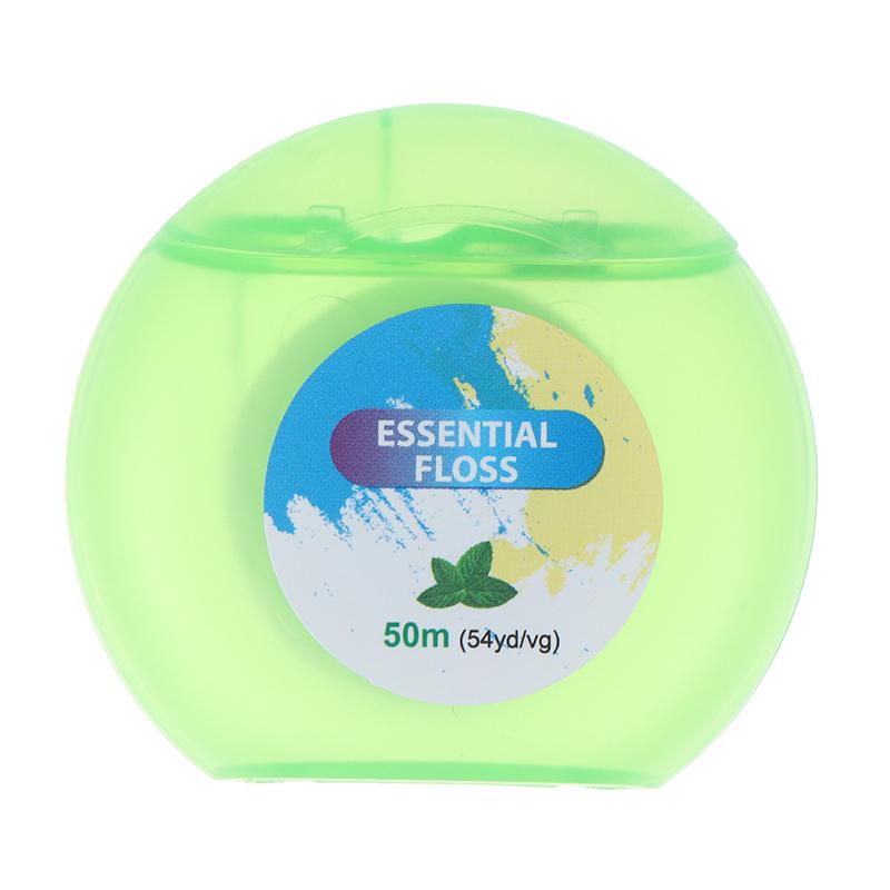 2Roll Portable 50M Dental Flosser Oral Care Essential Floss Toothpicks Dentistry Floss With Case Dental Hygiene Teeth Clean Tool