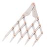 Equal Distance Measuring Ruler Stainless Steel Equidistant Ruler Equal Space Divider Leather Belt