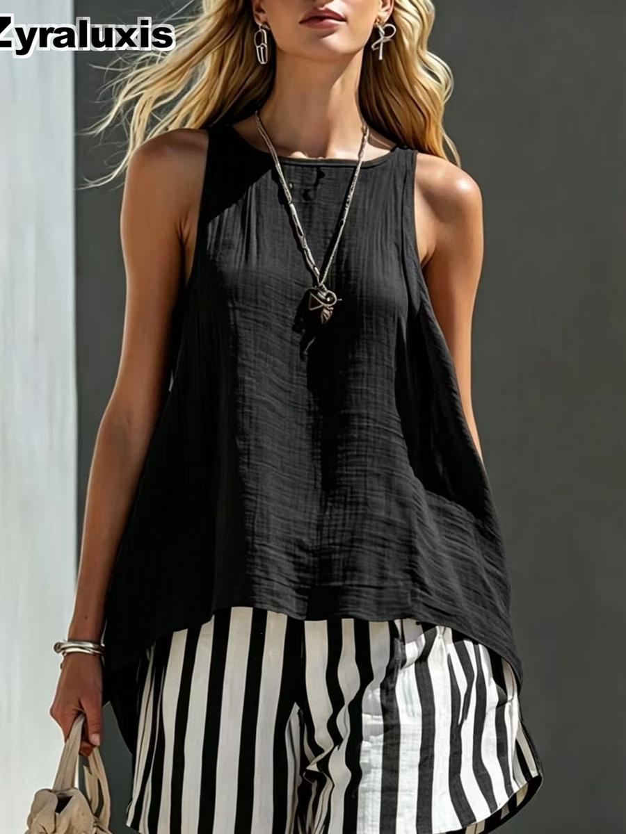 New Wind Solid V-Neck Long Sleeve Shirt Women Cotton Linen Casual Loose Button Up Top S