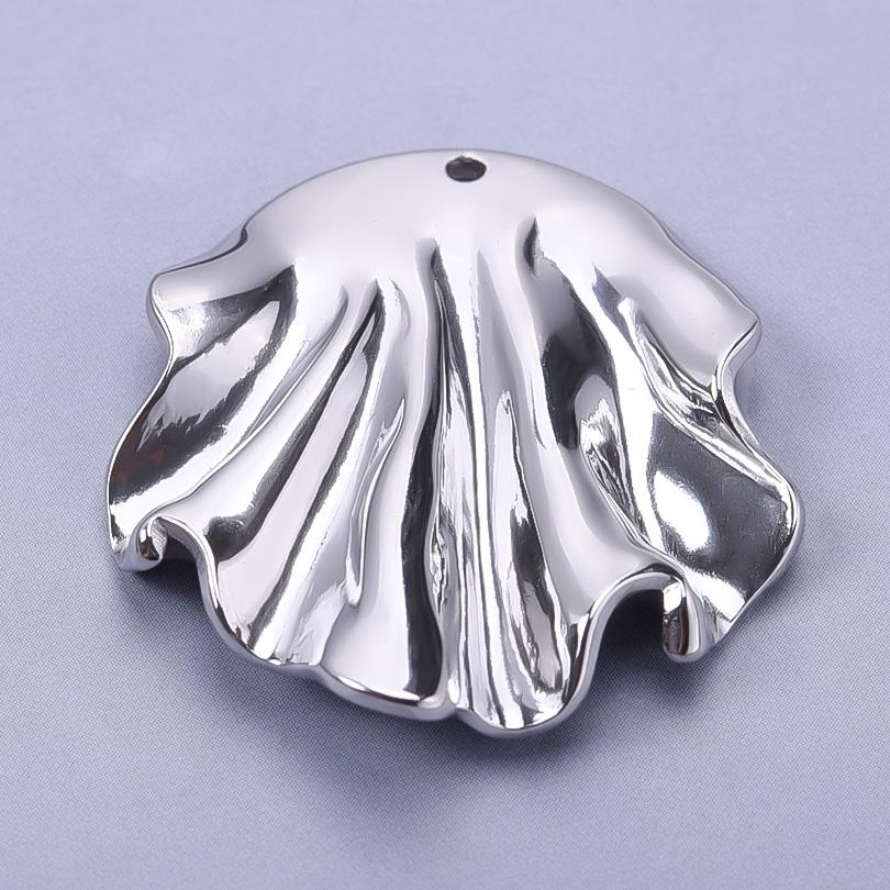 Starfish Conch Fish Tail Silver Color Stainless Steel Charms For Jewelry Making Supplies Ocean Animal Pendant 6pcs/Lot Breloque