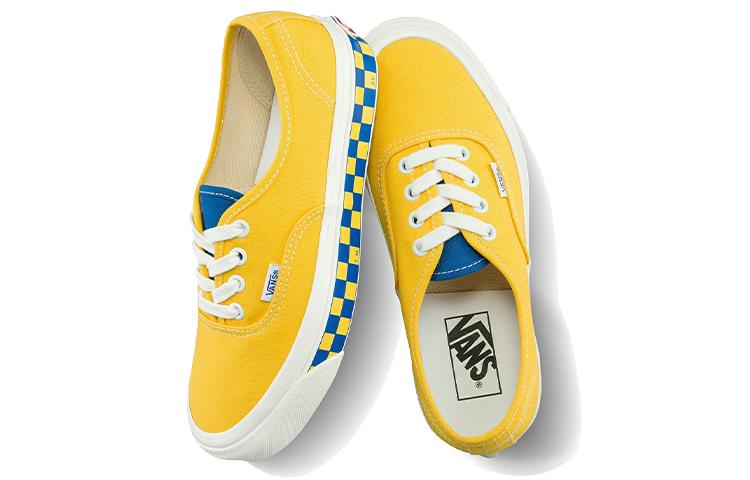 Men's Sneakers Vans Style 44 Low top Skateboard Shoes Unisex Ginger Yellow
