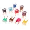5Pcs Car Square External Plug-In Long Foot Fuses 20-120A Square Car Fuse Box Waterproof Sockets
