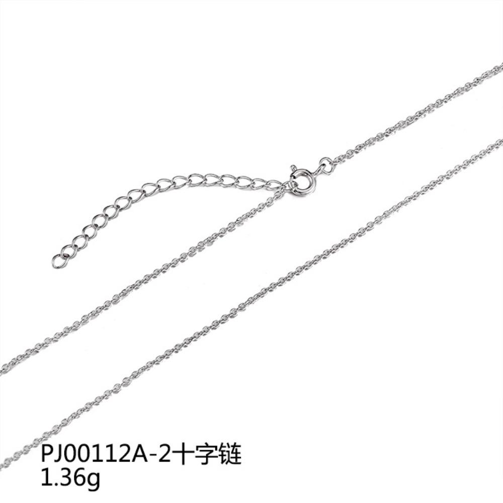 Handmade chain Adjustable silver chain Cross chain Chain accessories Silver accessories S925 Necklace chain