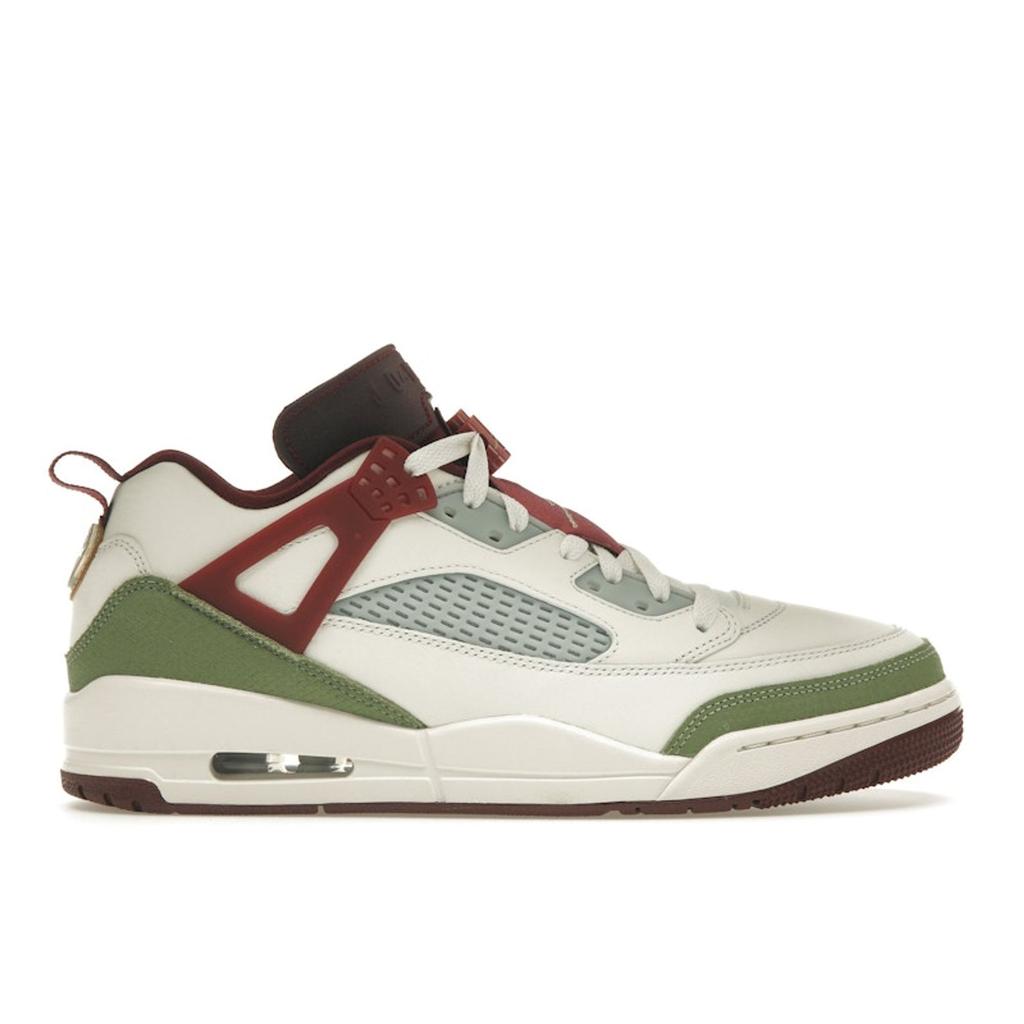 Air Jordan Spizike Low Year of the Dragon Men Sneakers White Sail Oil-Green FJ6372-100