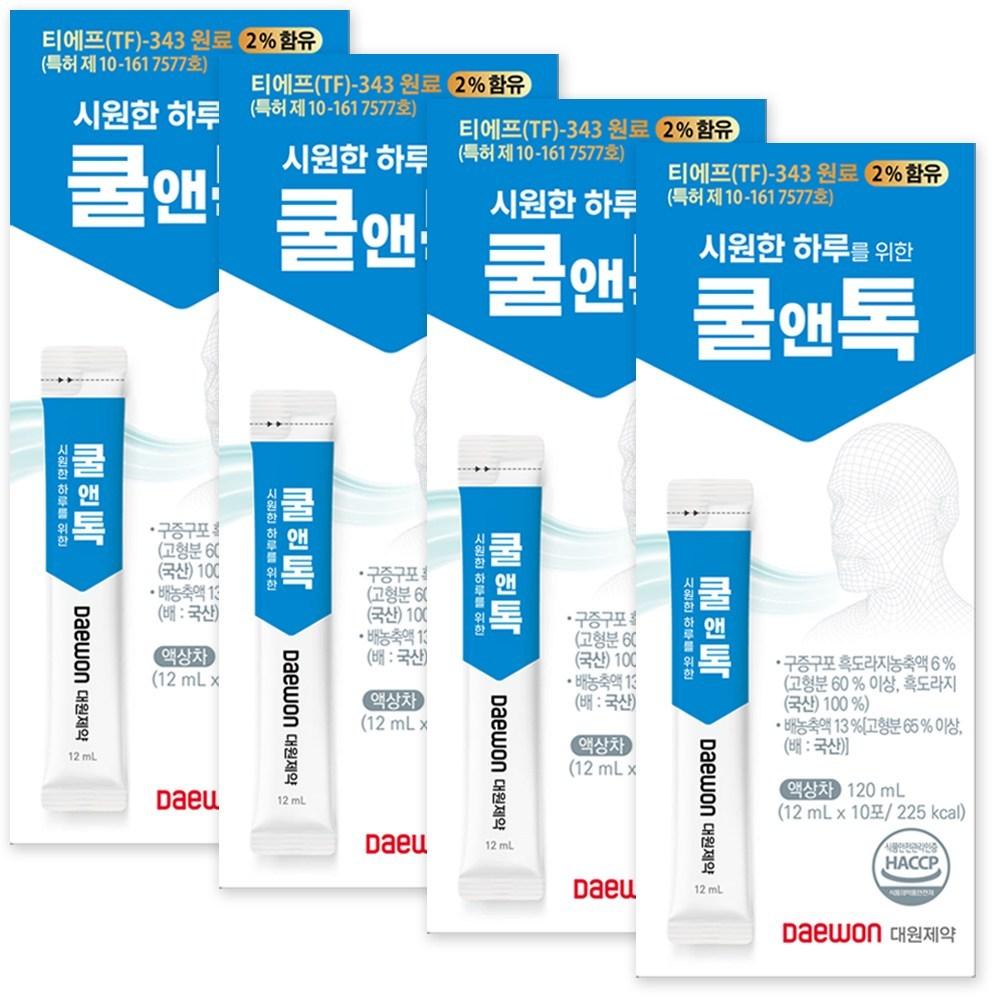 Daewon Pharmaceutical Cool & Talk Black Balloon Flower Tea for a Refreshing Day, Patented Ingredients: Nine-Steaming and | 4 pcs 120ml